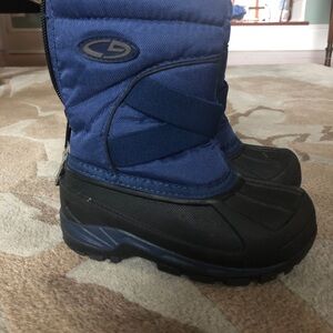 Champion children's Blue and Black Winter Boots